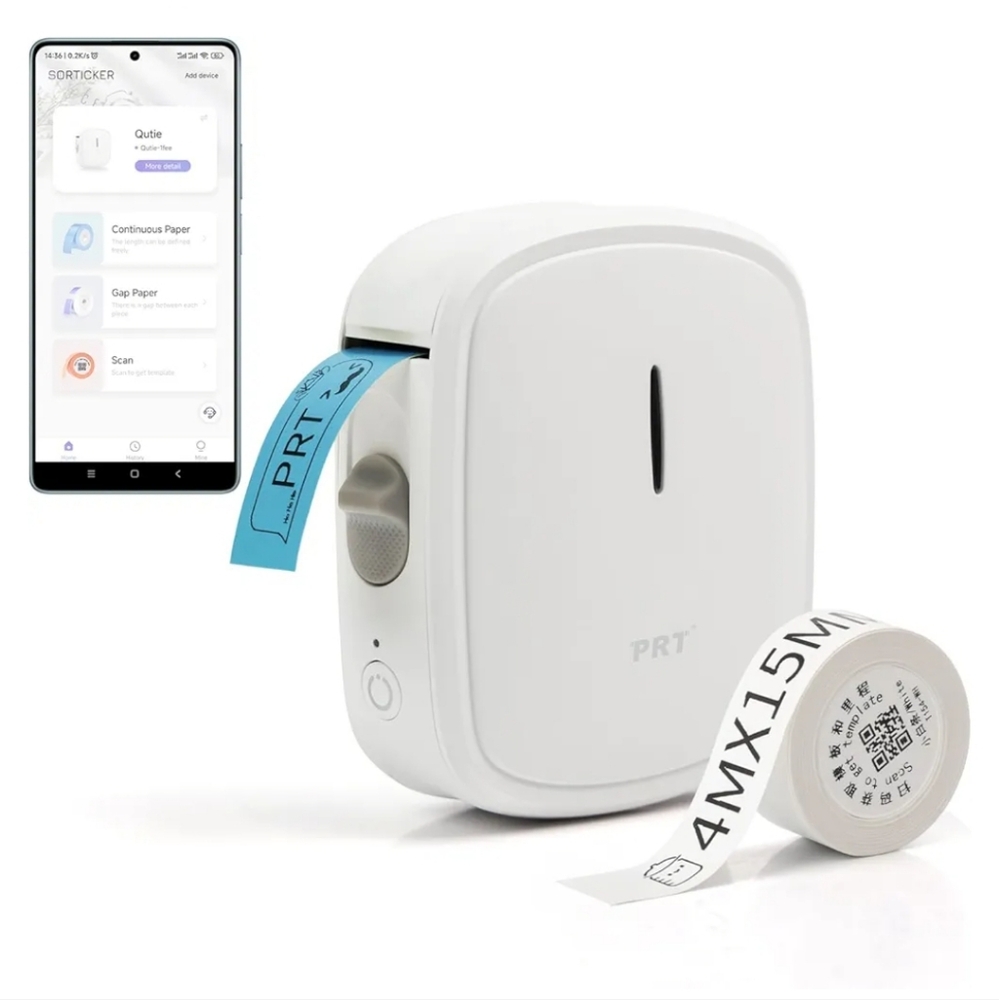 *Brand New* Label Makers Machine w. Tape Built-in Cutter Portable Bluetooth